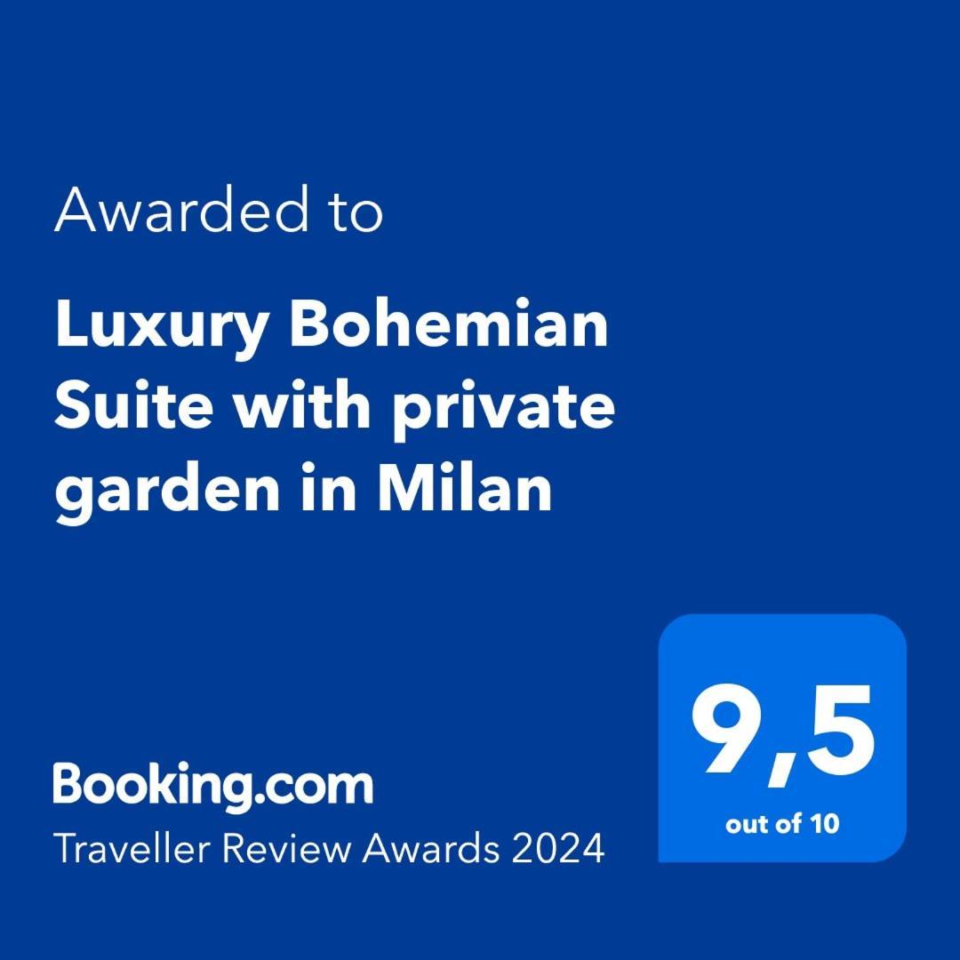 Luxury Bohemian Suite With Private Garden In Milano Exteriör bild